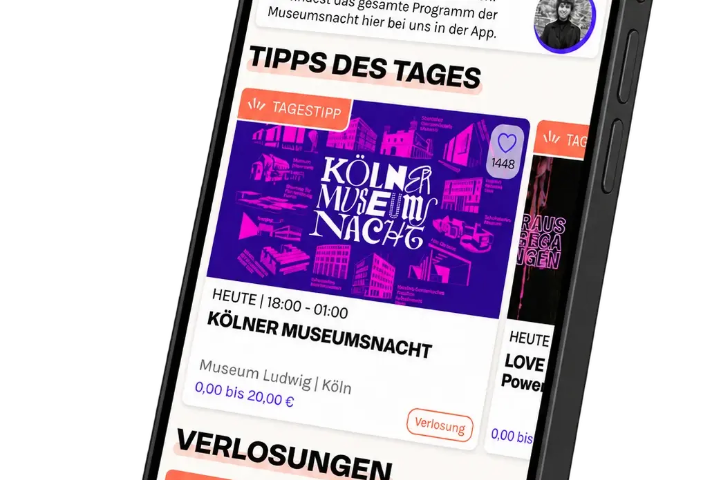 Dein Museumsnacht-Programm immer dabei – mit der Rausgegangen App